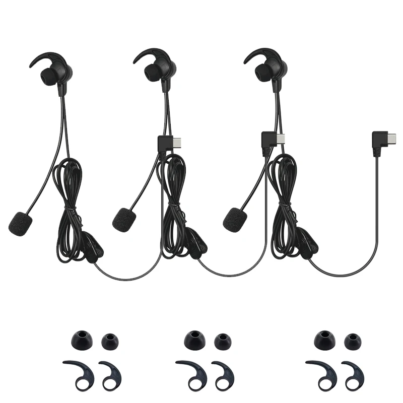 

1/2/3 шт. наушники-вкладыши с интерфейсом типа C для новейших домофонов типа C EJEAS V4C plus V6C Pro + судьи