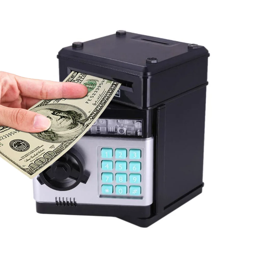 

Electronic Password Piggy Bank Moneybox Automatic Coins Cash Saving Money Box Counter Mini Safe Money Box For Children Gift