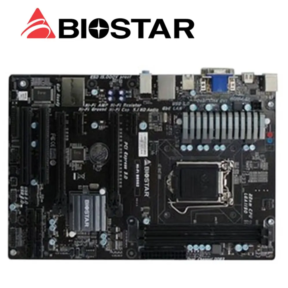 

Десктопная материнская плата Biostar Hi-Fi B85S2 LGA 1150 DDR3 Материнская плата десктопная материнская плата
