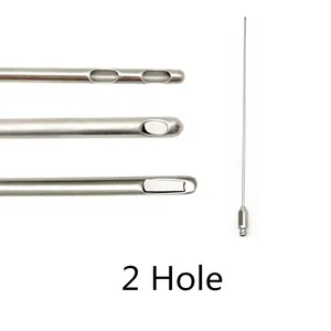 2 отверстия канюля для липосакции stardardплоская головка двойное отверстие микро Cannula инструменты для переноса жира