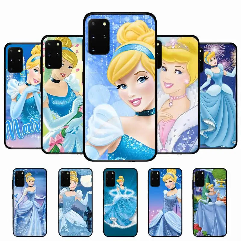 

Disney Princess Cinderella Phone Case for Samsung S10 21 20 9 8 plus lite S20 UlTRA 7edge