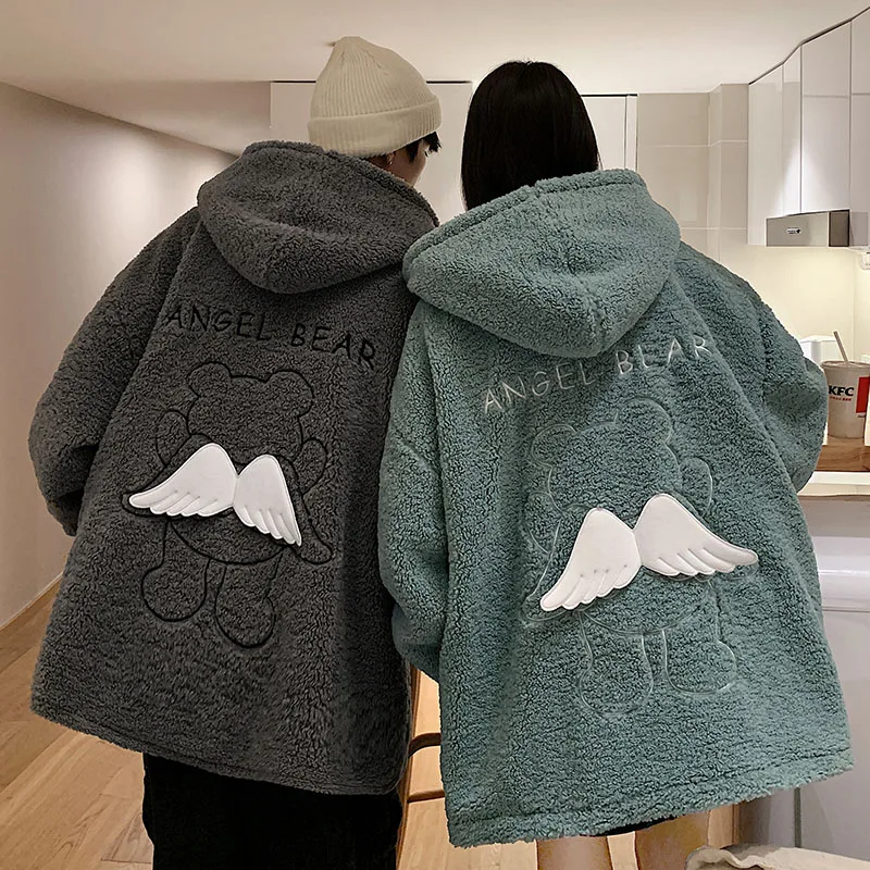 EOENKKY/2022 Winter Men Hooded Parka Oversized Warm Thicken Casual Coats Harajuku Streetwear Male Padded Jackets M-3XL