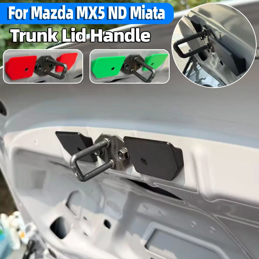 Фото Для Mazda MX5 ND Miata: Ручка крышки багажника, ручка замка двери, защитная накладка из АБС-пластика, декоративные аксессуары для интерьера автомобиля №1
