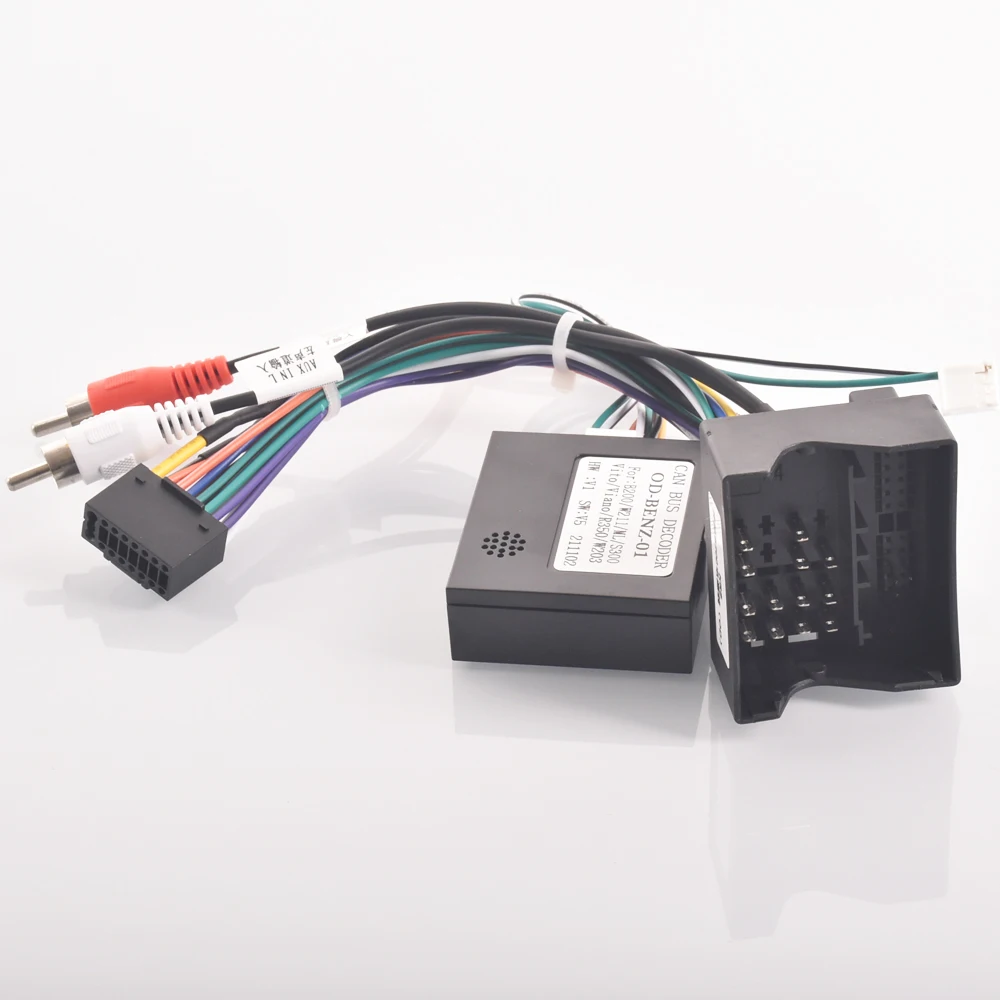 Stereo Wiring Harness Cable Adapter Android 16pin For Mercedes Benz W169 W176 W245 W246 W203 W209 W164 W639 X164