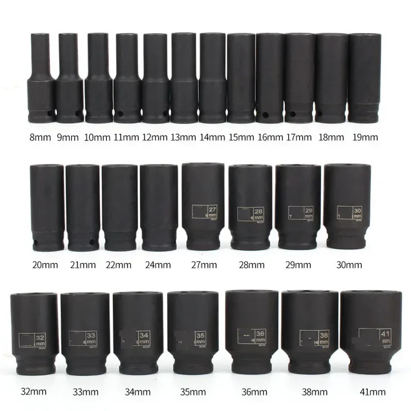 1/2 &quotдюймовый привод глубокие ударные головки метрический воздушный