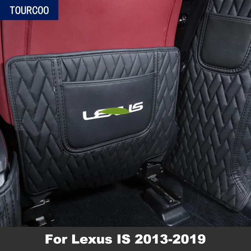 

Car Styling Modification Rear Seat Anti-kick Protective Pad Cover for Lexus IS 2013-2019 2Pcs