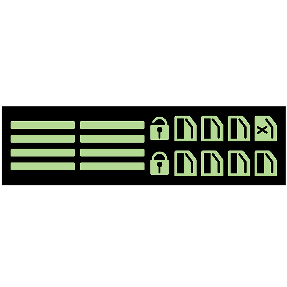 

Sticker Window Switch Driver Side Stickers Reflective Bumper Removable Adhesive Vehicle Reflectortape Masterwaterproof