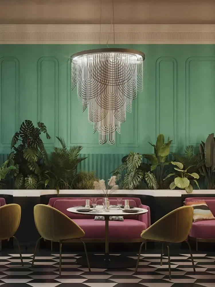 Итальянские современные люстры в стиле арт-деко текстурированные элегантные