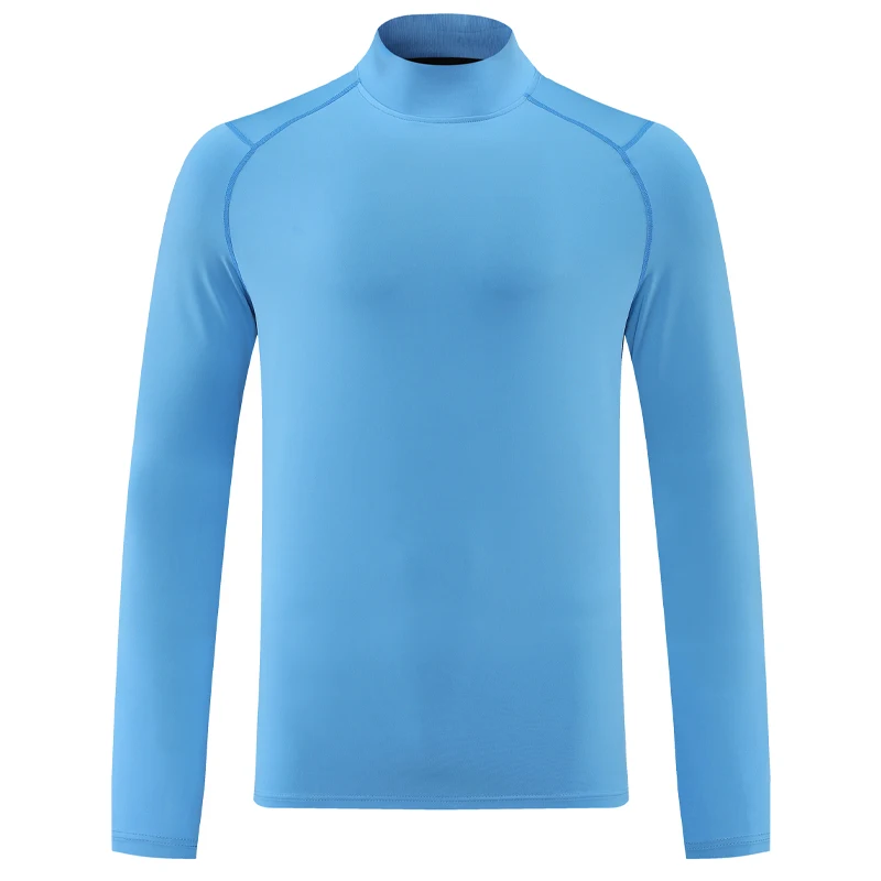 Men Bodybuilding Sport Long Sleeve Compression Muscle Workout Clothing Quick Dry Gym Running Sweatshirts Tight Fitness Shirts