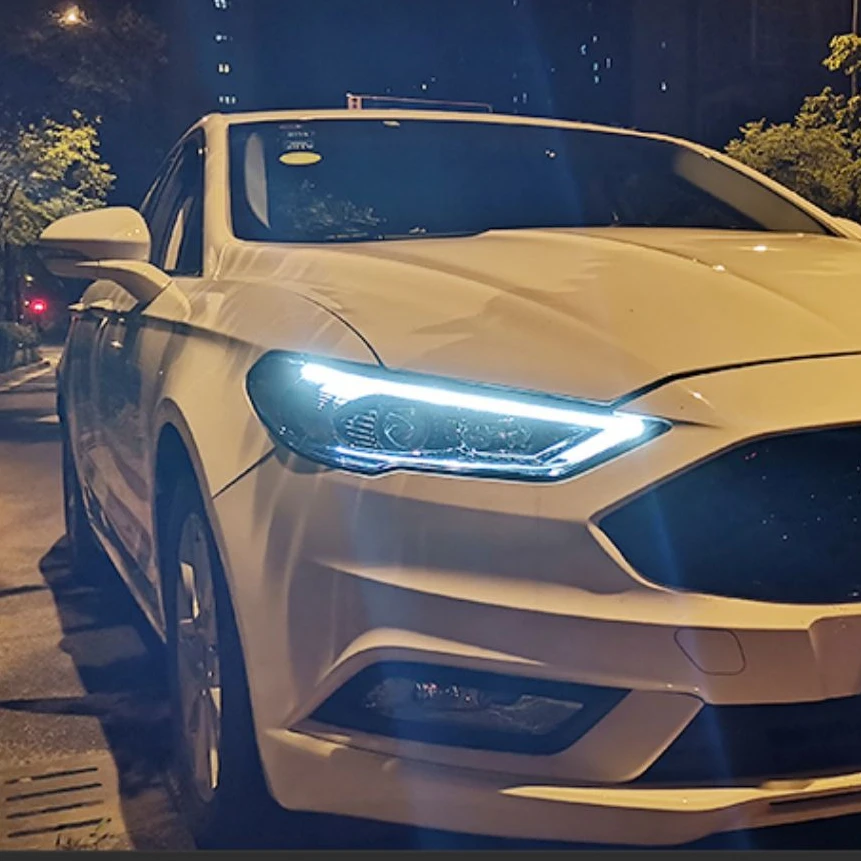 

Full LED For Ford Mondeo Fusion 2017-2020 Headlights Fog Lights Daytime Running Lights DRL LED Head Lamp Car Accessories