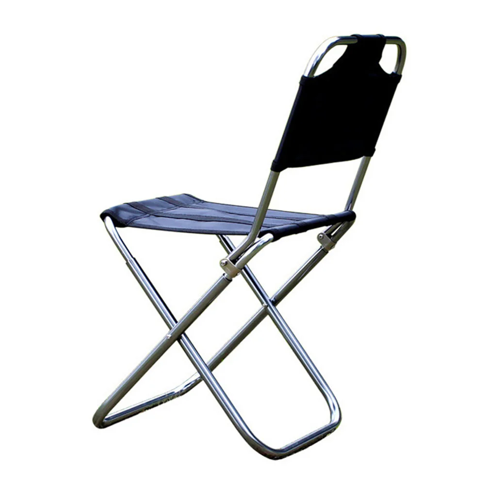 

Lawn Folding Chair Travel Para Adulto Backrest Oxford Cloth Ultralight Portable Beach Trekking