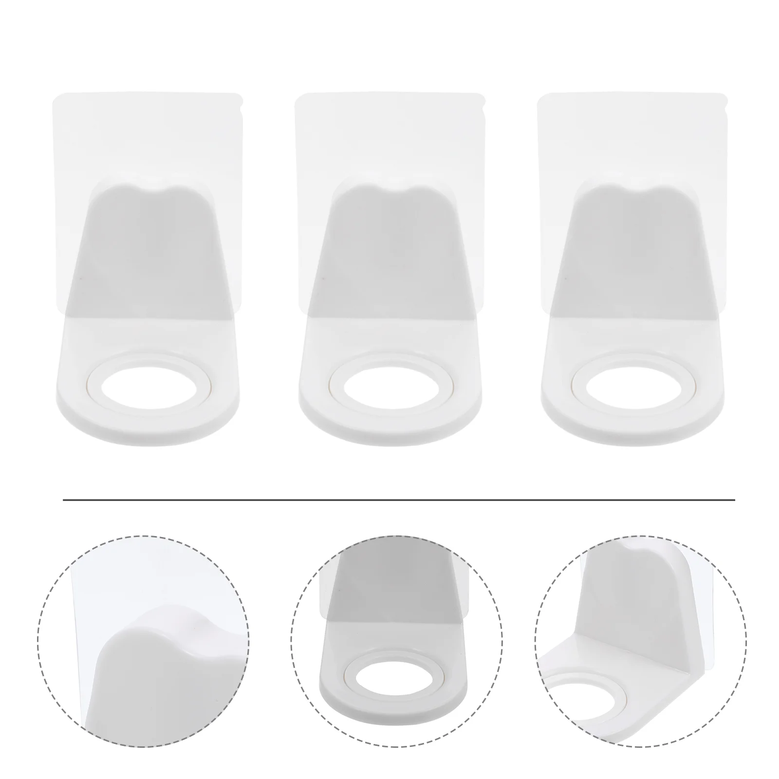 

10Pcs Hole-free Punch-free Creative Holders Bathroom Storage Racks