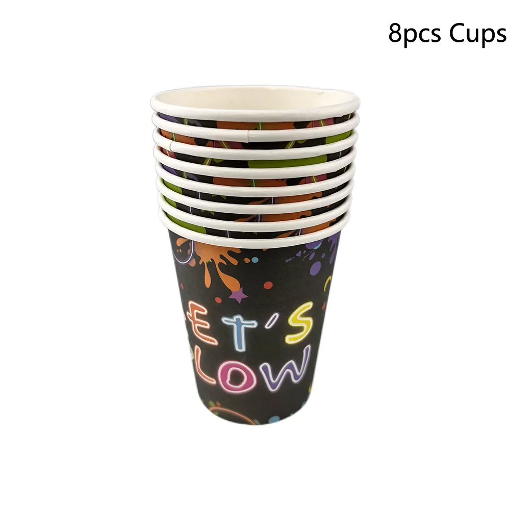 

Одноразовая неоновая посуда для вечеринки