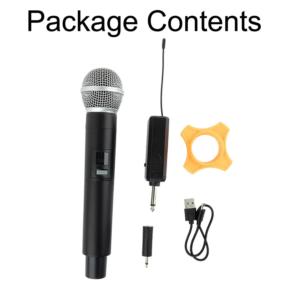 

UHF Cardioid Wireless Handheld Microphone Rechargeable For Wedding Party Church Speech Karaoke Church Condenser Microphone
