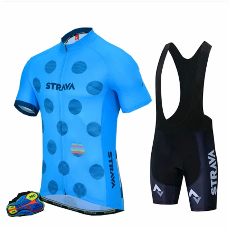 

STRAVA 2021 Pro Team Mens Racing Cycling Suit Tops Triathlon Pro Bike Wear Quick Dry Jersey Ropa Ciclismo Cycling Clothing Sets
