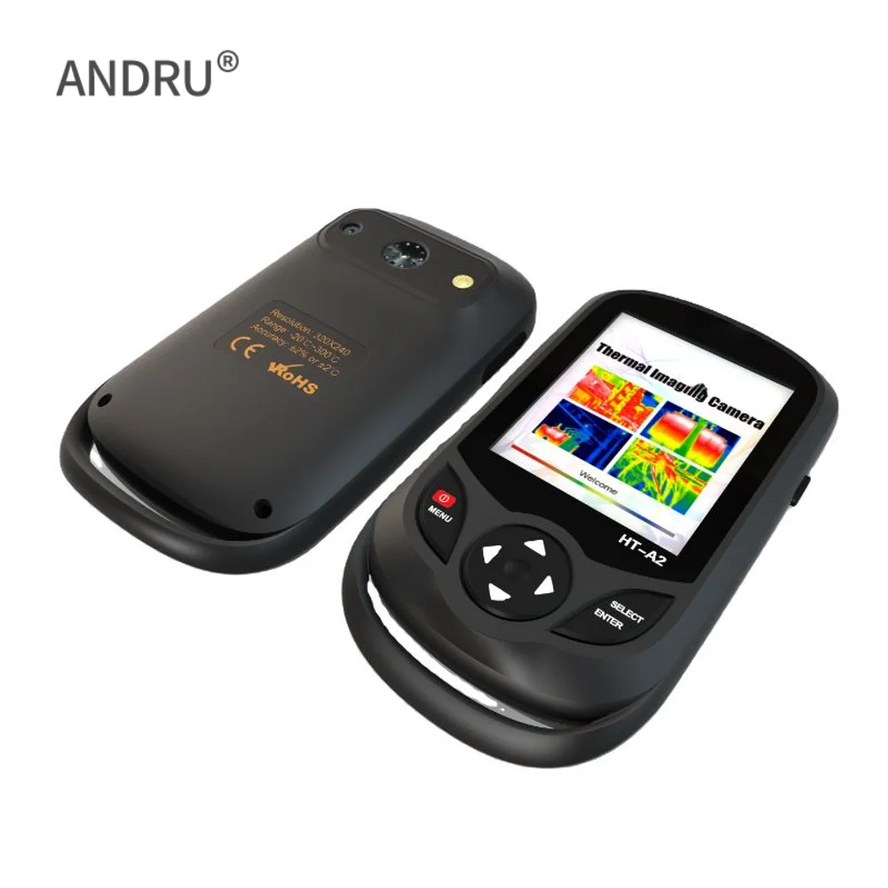 

Infrared Image Resolution 320*240 3.2inch Full Angle TFT Screen HTI HT-A2 Thermal Imaging Camera