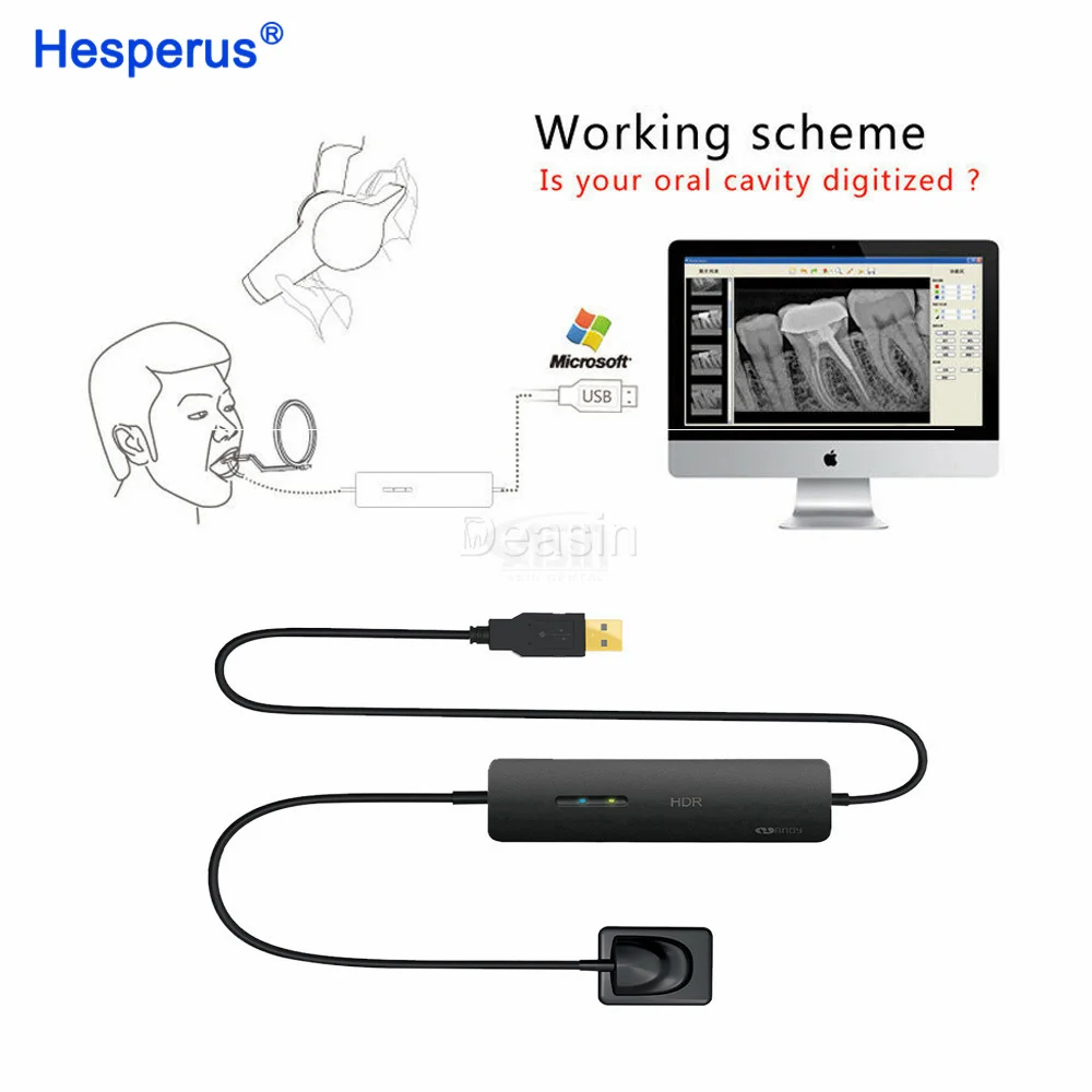 Цифровой датчик RVG HDR 600 Den tal x ray размер 1 5 и 2 по лучшей цене внутриротовой