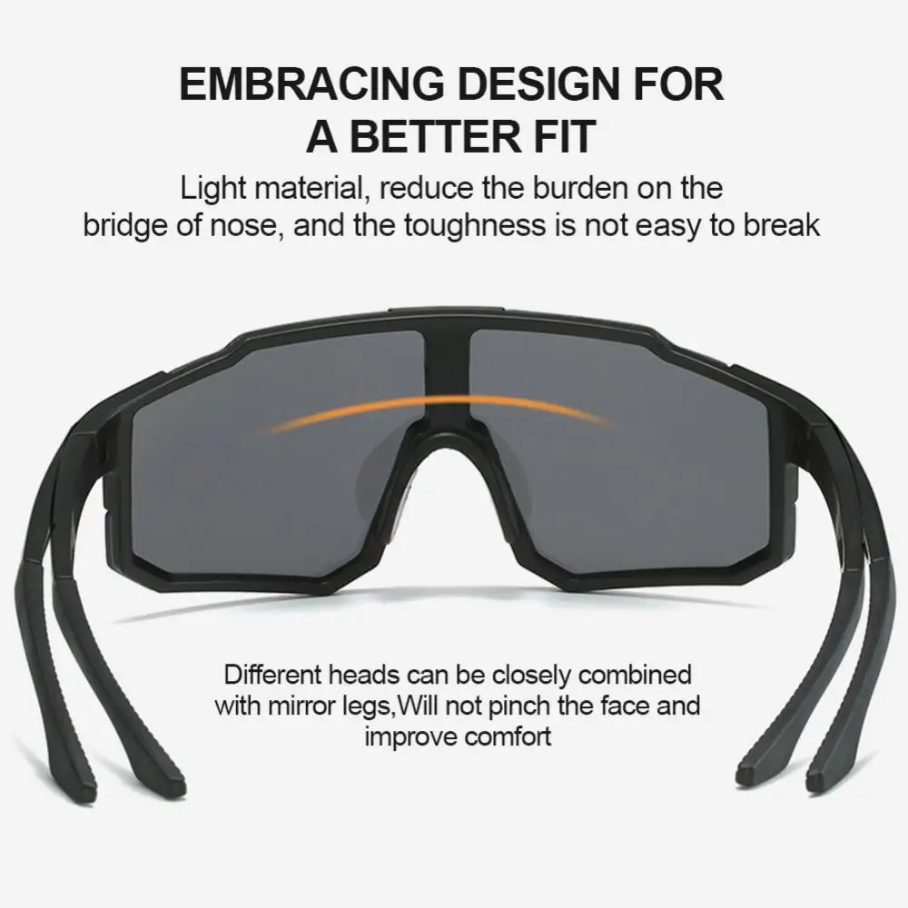 

Windscreen Sports Glasses Uv400 Outdoor Cycling Spectacles Frameless Cycling Equipment Sunglasses Ultraviolet-proof