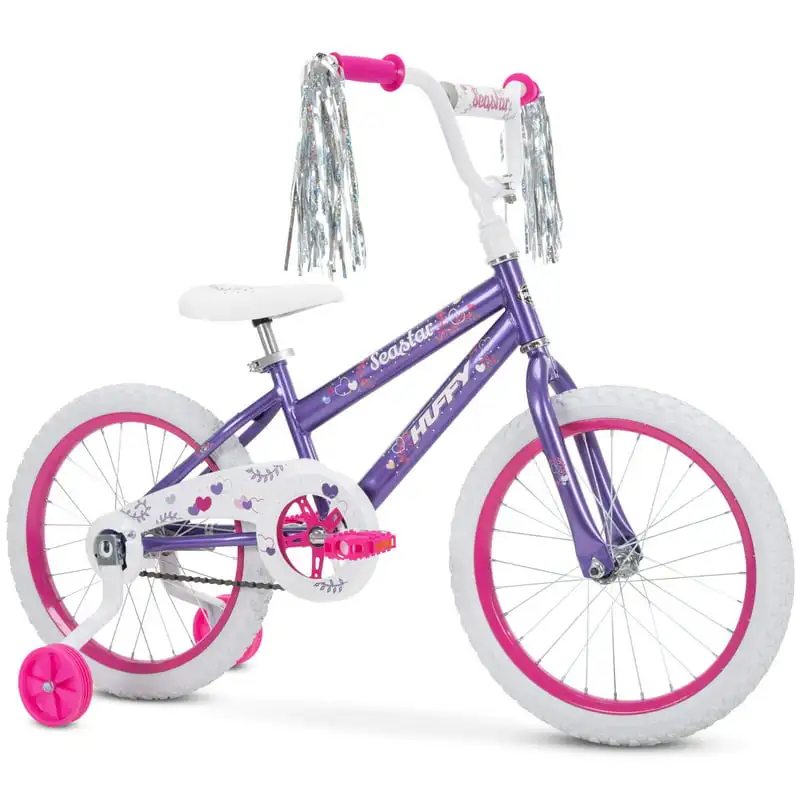 

in. Sea Star Girl Bike, Metallic Purple