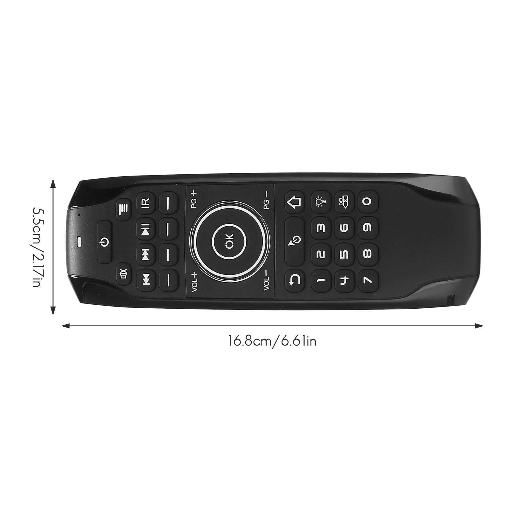 Фото Bluetooth 5,0 мини-клавиатура G7BTS с гироскопом и ИК-подсветкой, обучающая воздушная мышь, пульт дистанционного управления для Smart TV Box, ноутбука, планшета №3