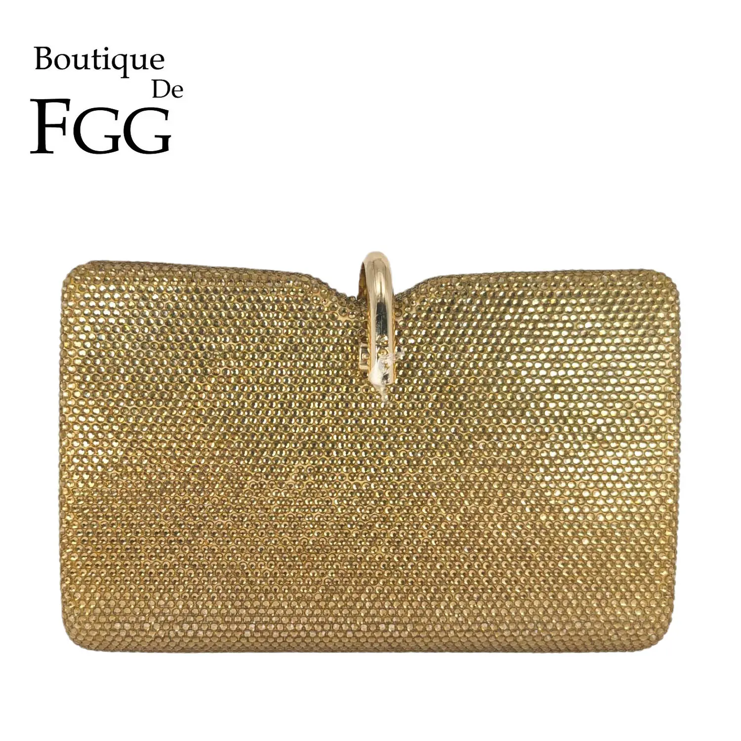 

Boutique De FGG женские золотые вечерние сумки и клатчи для официальной вечеринки Сумка-клатч со стразами свадебная Сумка-клатч со стразами