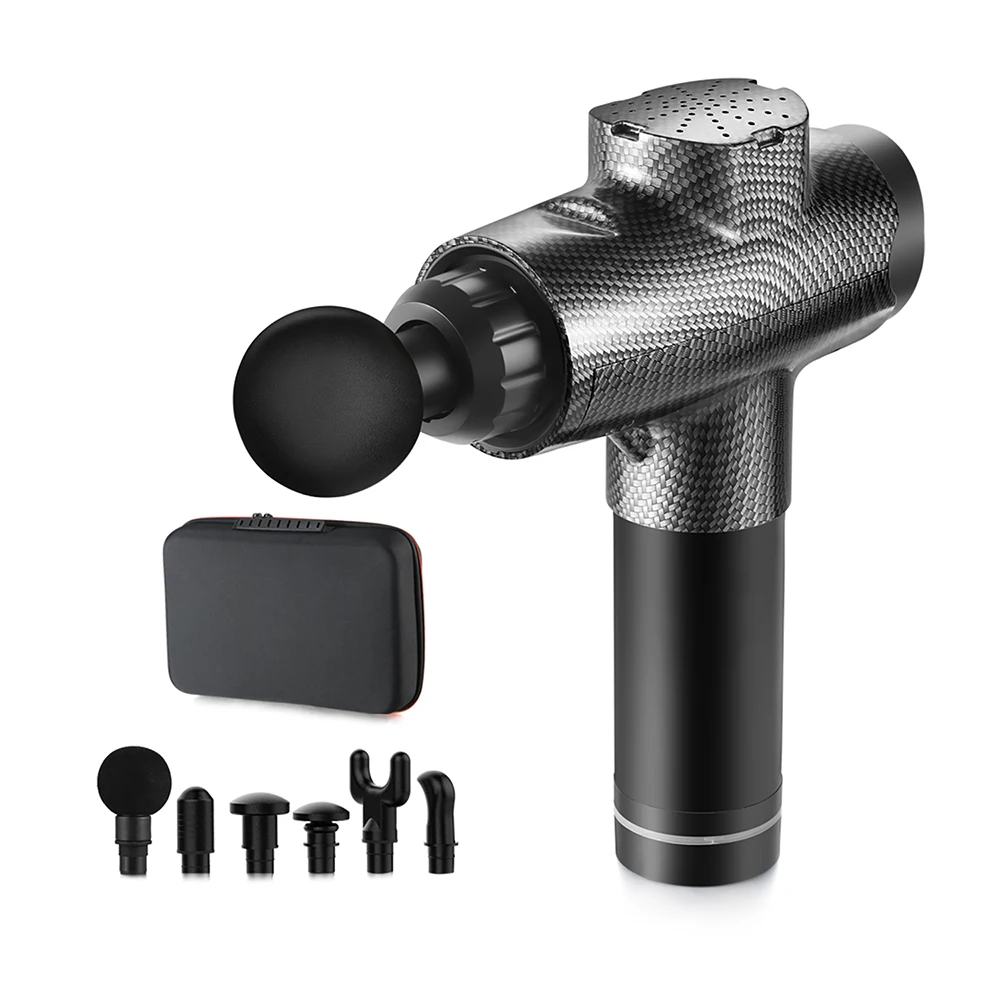 

Massage Gun Electric Massager for Body High Frequency Muscle Stimulator Fitness Massage Pistol with Protable Bag