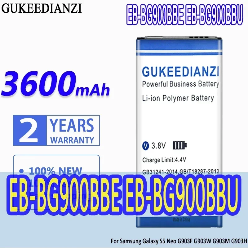 Аккумулятор GUKEEDIANZI большой емкости EB-BG903BBE 3600 мАч для Samsung Galaxy S5 Neo G903F G903W G903M G903H