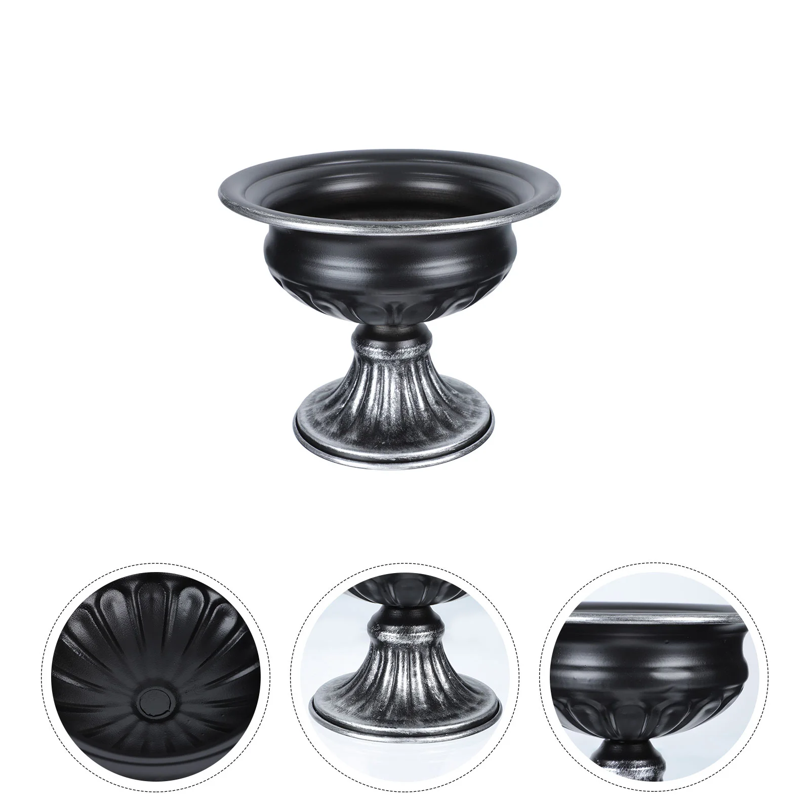 

Flower Vase Urn Planter Pot Wedding Vases Metal Holder Pots Centerpiece Decorative Iron Vintage Stand Small Tall Dried Tabletop