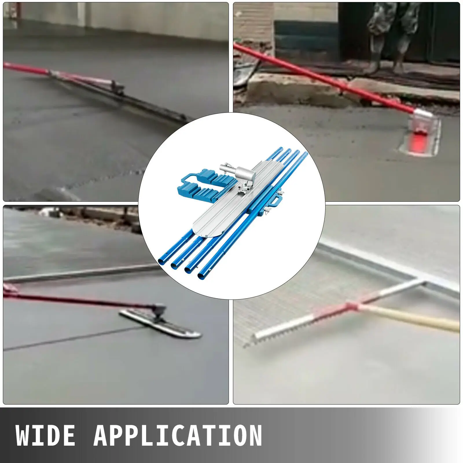 Поплавок для бетона с 4 ручками 48x8 дюймов |