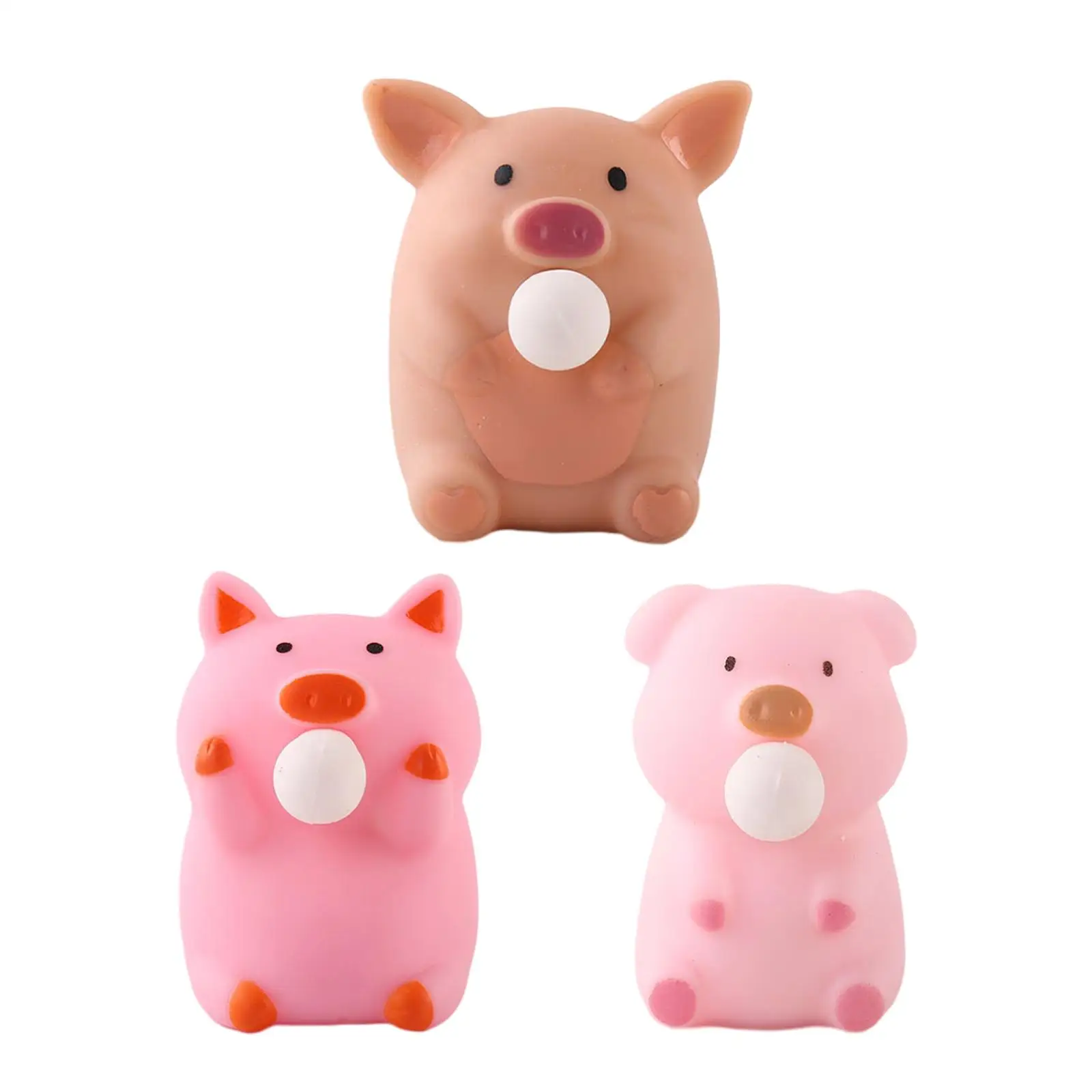 

Игрушка в виде свиньи с животными, разминающая высокоэластичная маленькая игрушка-сжималка, кукла для детей, взрослых, друзей, семейных подарков на день рождения