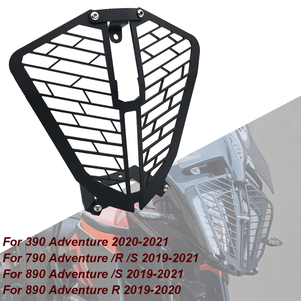 

Motorcycle Headlight Protector Guard Lense Cover Grill Headlight Cover Shield Protection For KTM 390 790 890 Adventure R S ADV