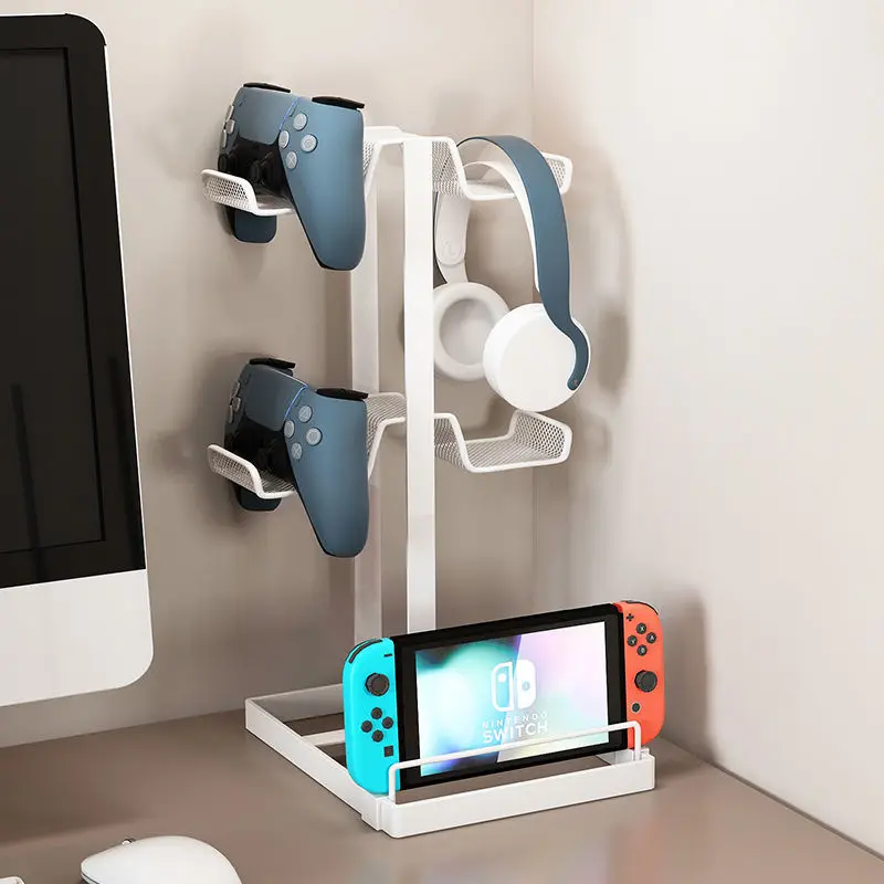 

Game Controller Stand Holder Storage Gamepad Brackets Fit for Xbox ONE 360 Switch PS4 STEAM PC Nintendo Headset Stander Boy Room