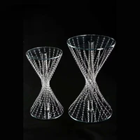 wedding table centerpieces clear crystal flower stand centerpieces for wedding party table center