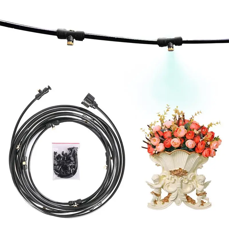 

Misting System For Outside Water Mist Outdoor Mister For Outside Patio Patio Mist Misting Kit With Full Accessories & 11 Mist No