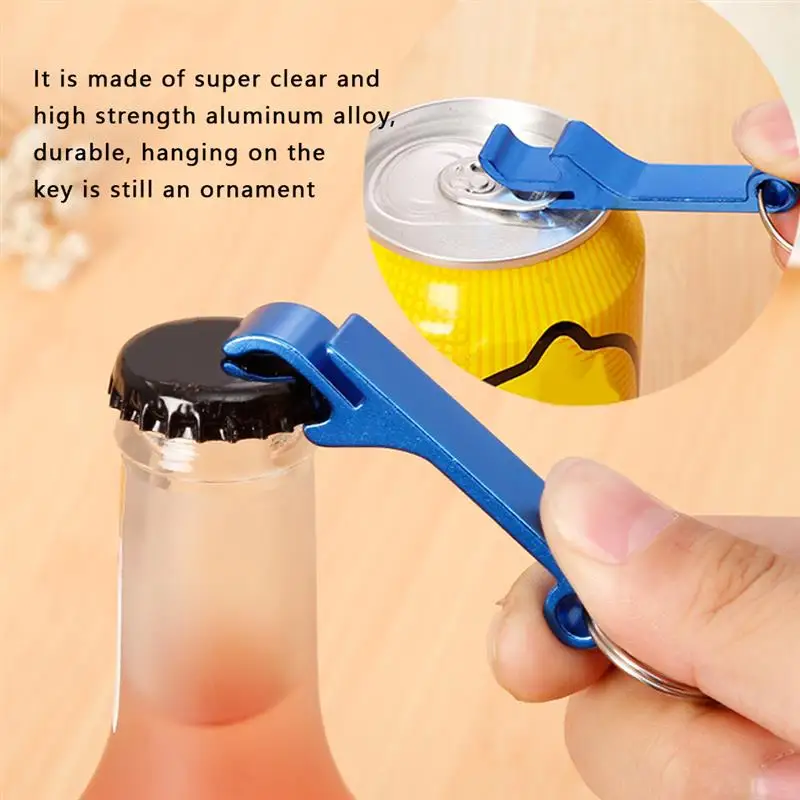 

Wholesale Portable Beer Bottle Opener Keychain Mini Pocket Aluminum Alloy Beverage Beer Bottle Opener Wedding Party Favor Gifts