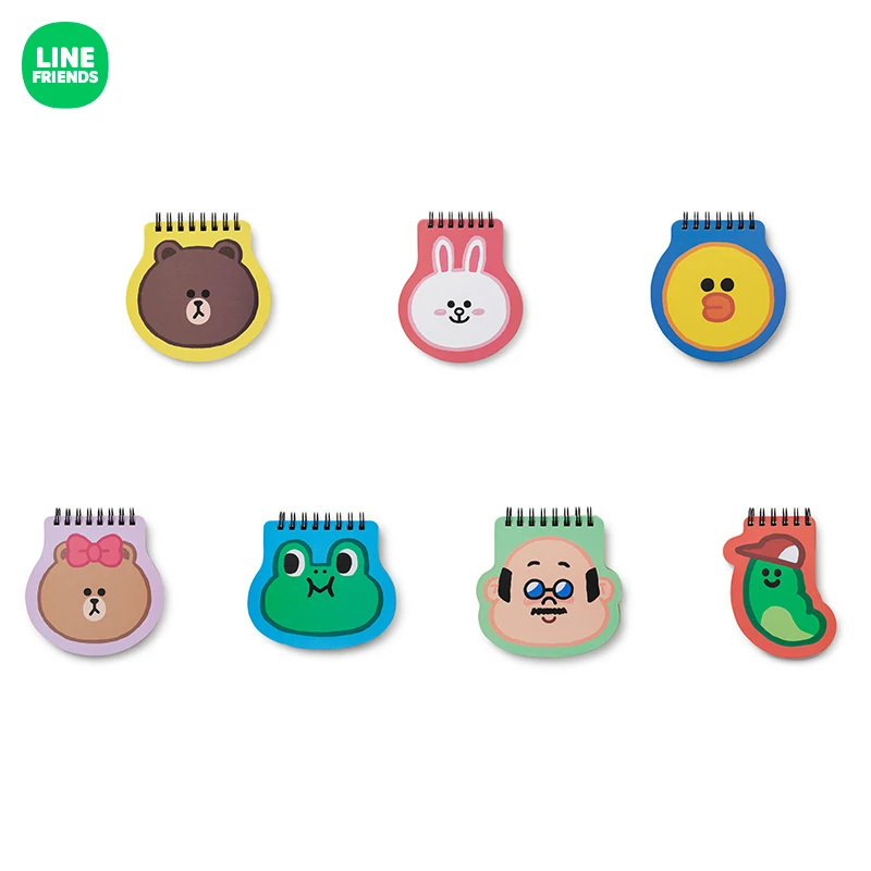 

Линия друзья коричневый медведь Мини катушка это руководство мультфильм кавайный аниме Салли Клоу студенты блокнот офисные канцелярские п...