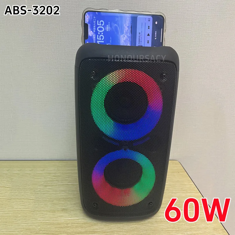 Двойные 3-дюймовые Bluetooth-колонки для караоке басовая Колонка улицы TWS