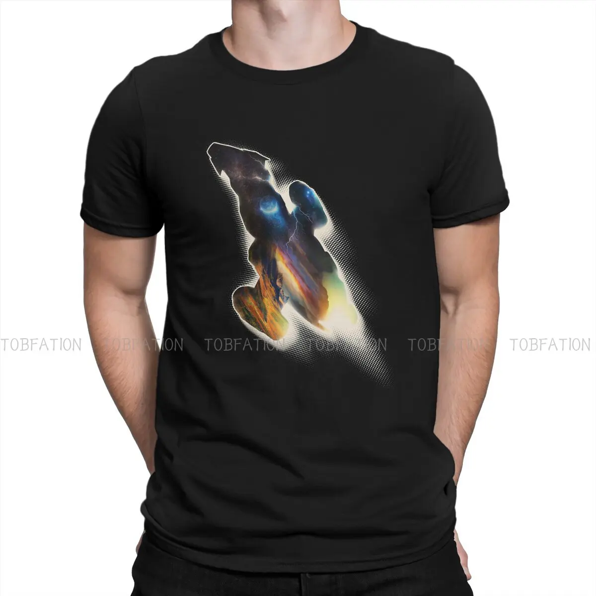 

Firefly Spaceship Science Fiction TV Series Serenity Tshirt Homme Men's Clothes Blusas Loose Cotton T Shirt For Men