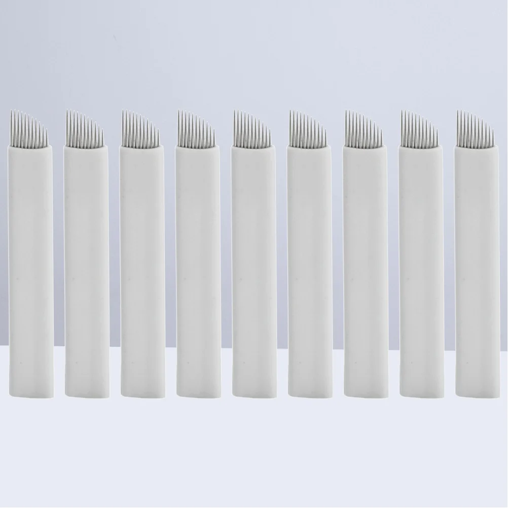 

50pcs Blades Portative Safe 11 Stainless Steel Pen Eyebrows Blades for Eyeliner Makeup