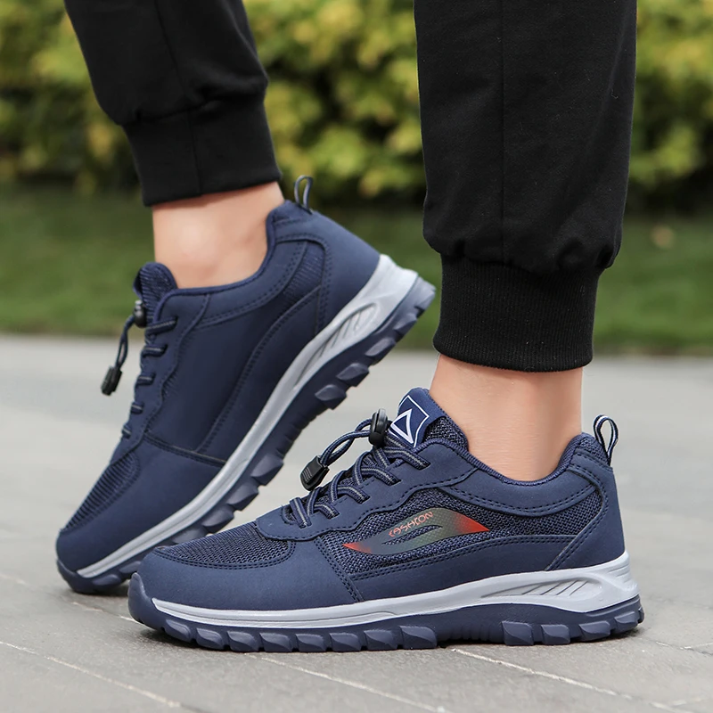 

Couple Casual Shoes New Breathable Mesh Sneakers for Men and Women Fashion Lace Up Walking Shoes Soft Sole Comfort Women's Shoes