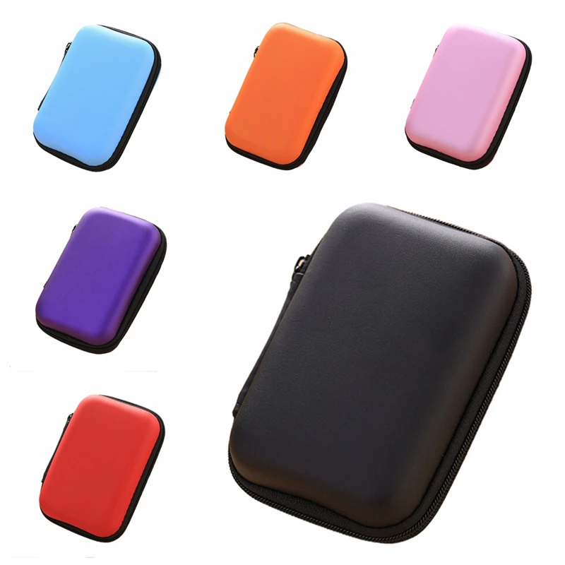 

Mini Hold Case Storage Case For Headphones Earphone Earbuds Carrying Hard Bag Box Case For Keys Coin Travel Earphone Bag