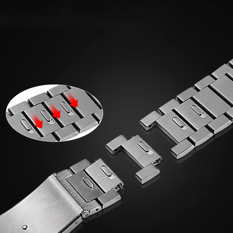 22mm Titanium Grey /Silver /Black Strap for Huawei GT3 46mm Stainless Steel Watchband for Huawei GT Runner GT2 pro Watch 3 /3Pro