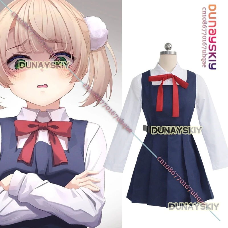 Shigure Ui Косплей Костюм Митака Аса Cos Одежда Парик JK Девушка Школьная Форма