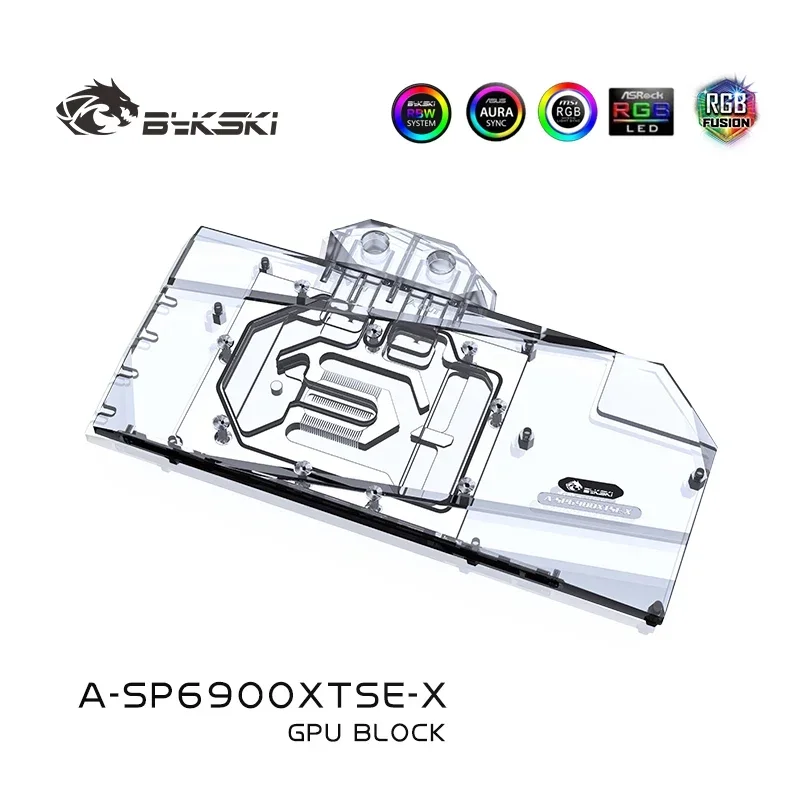 Водяной блок Bykski GPU для Sapphire Radeon RX6900XT 16GB Nitro + специальный выпуск графической карты