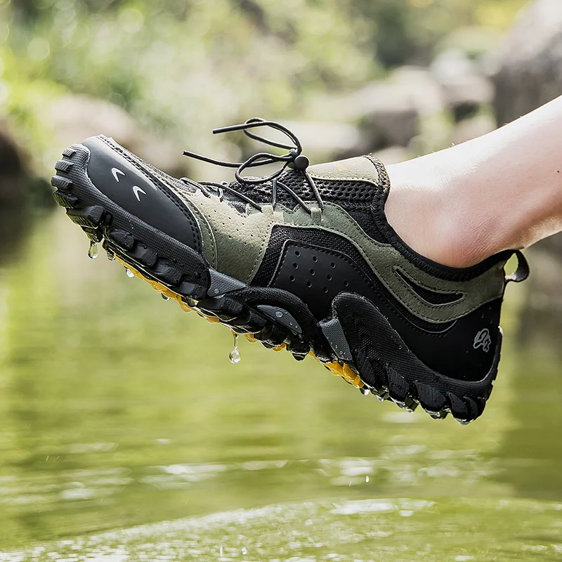 Summer Oudoor Couple Shoes Women Men Trekking Shoes High Quality Climbing Hiking Sneakers Male Non-Slip Mountaineering Shoes