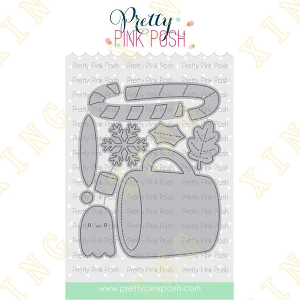 

Christmas Winter Mug Dies Metal Cutting Dies Mold Craft Decoration Embossing Template Diy Greeting Card Handmade 2022 Holiday