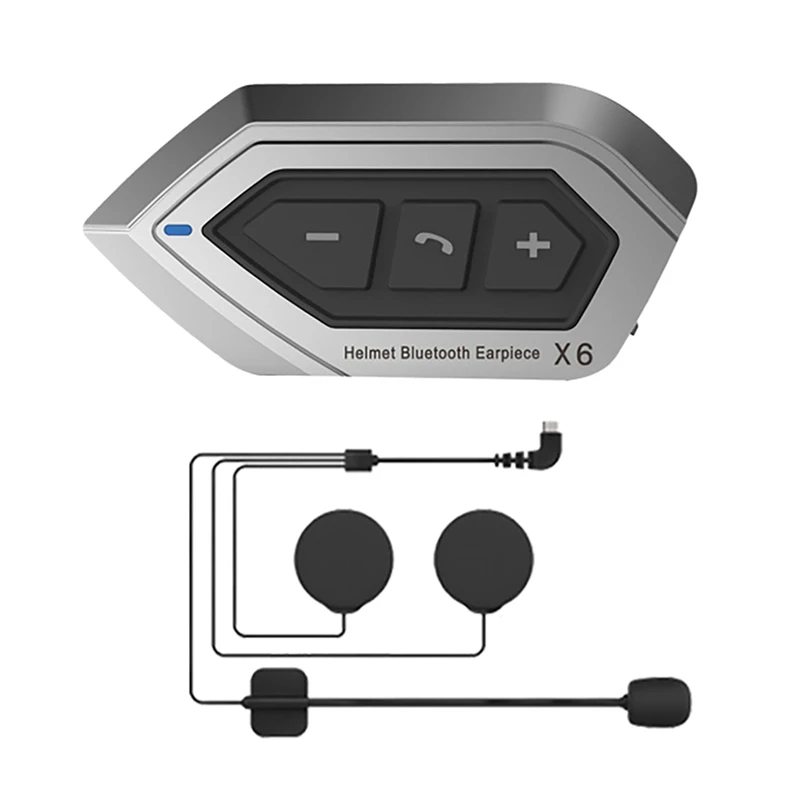 

Bluetooth-гарнитура X6 Беспроводная с шумоподавлением и поддержкой Bluetooth 1500 мА · ч