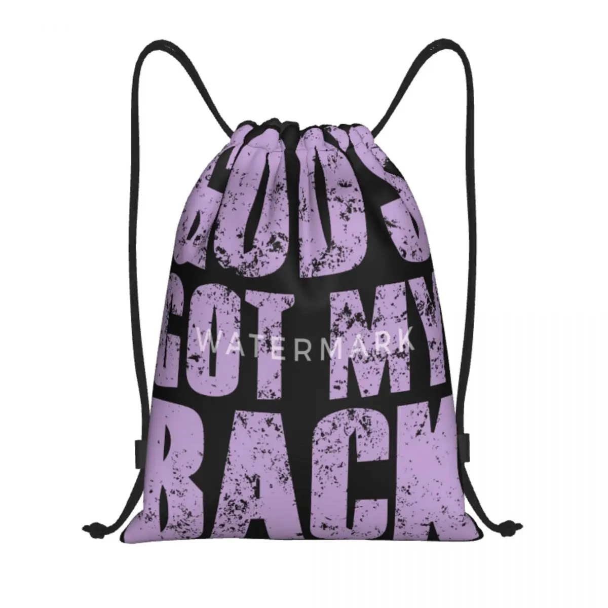 

Сумка на шнурке God S Got My Back, рюкзак, персонализированная сумка на шнурке, подходит для ежедневного подарка, настраиваемый