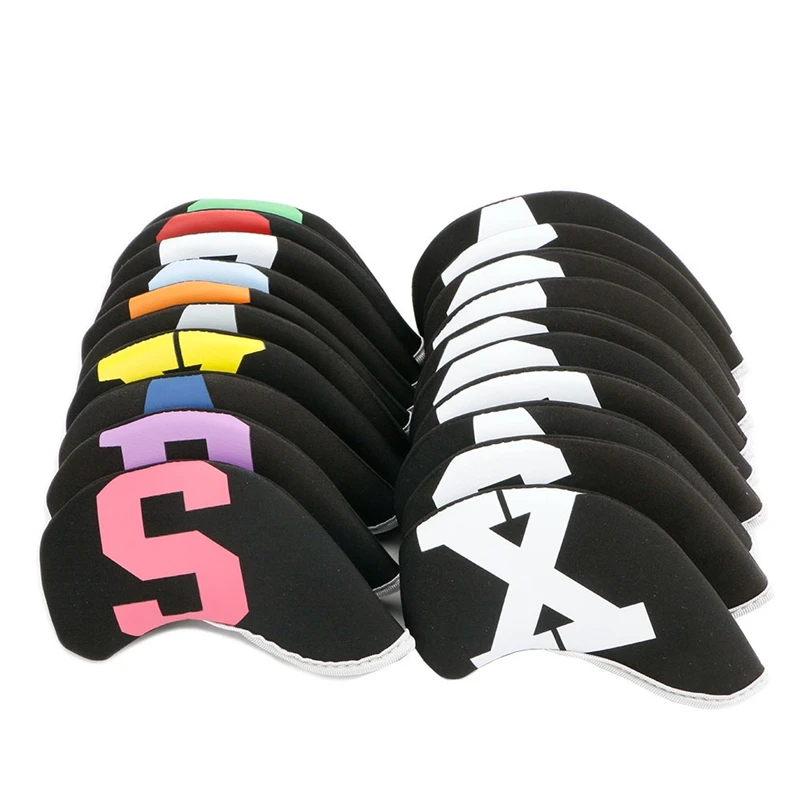 

10Pcs/ Set Waterproof Neoprene Golf Club Iron Cover Golf Iron Head Covers Golf Club Iron Headovers Fit All Brands