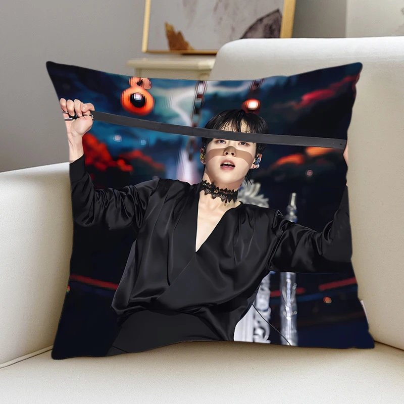 KPOP XIUMIN EXO Квадратная Наволочка-домашний Декор Автомобильный Офис Dackimakura Стиль